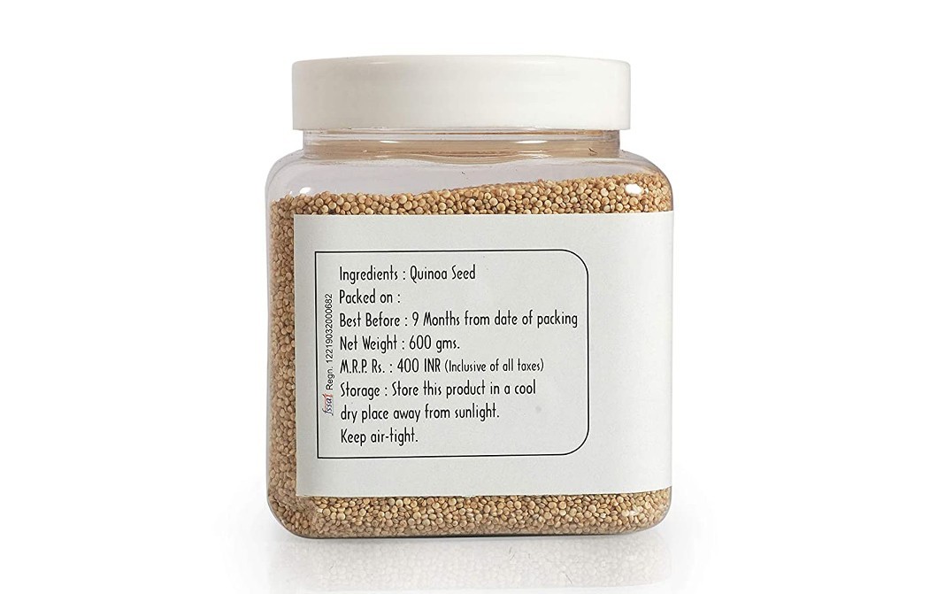 NaturePlatter Quinoa Seed    Plastic Jar  600 grams